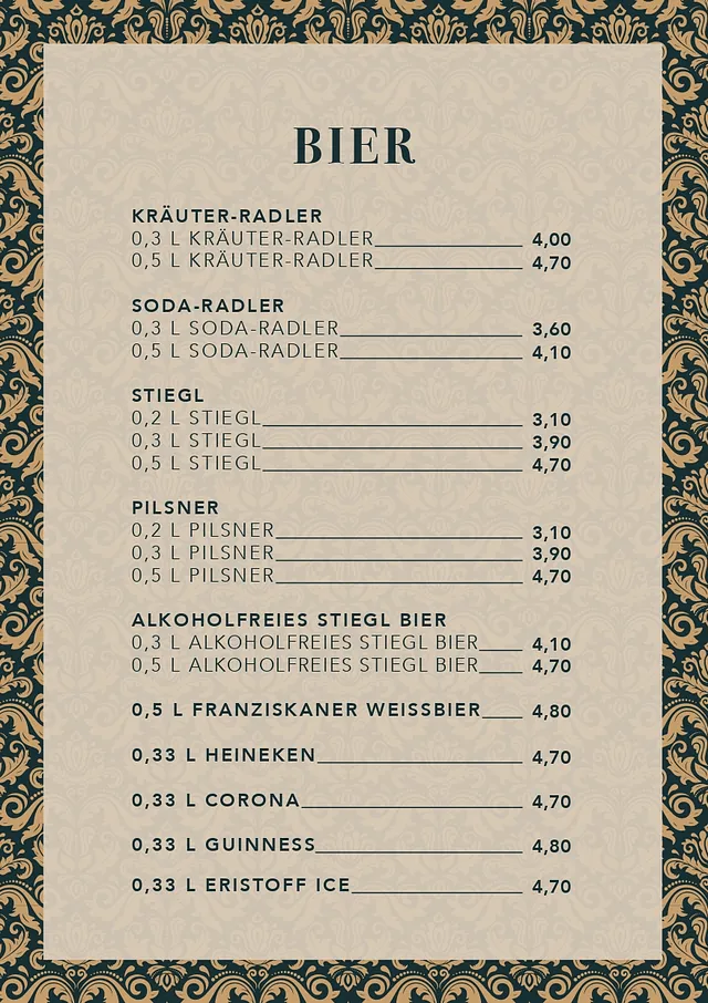 Speisekarte Leyla Dag