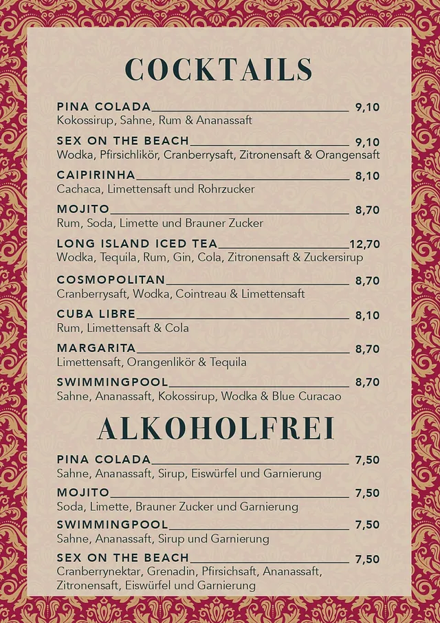 Getränke Leyla Dag